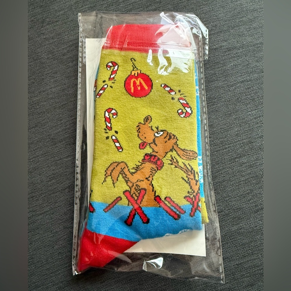 2025 McDonald’s X Dr. Seuss The Grinch Holiday Socks